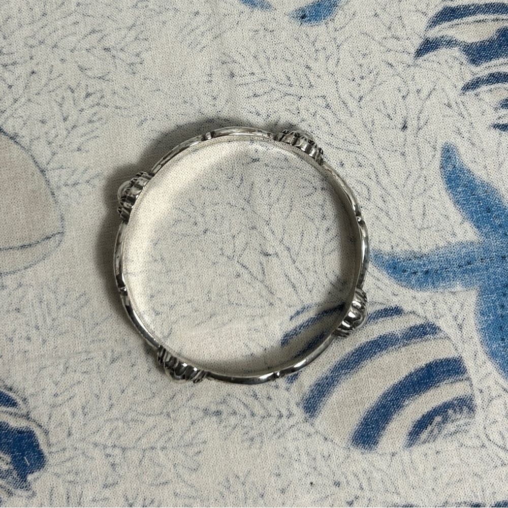 Brighton City of Lights Bangle Bracelet Silver Plated Retired Signed - Picture 6 of 12
